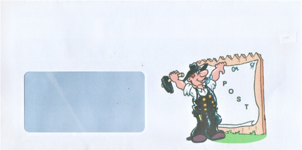 Fensterkuvert "Zimmerer-Post", 100-Stk-Packung